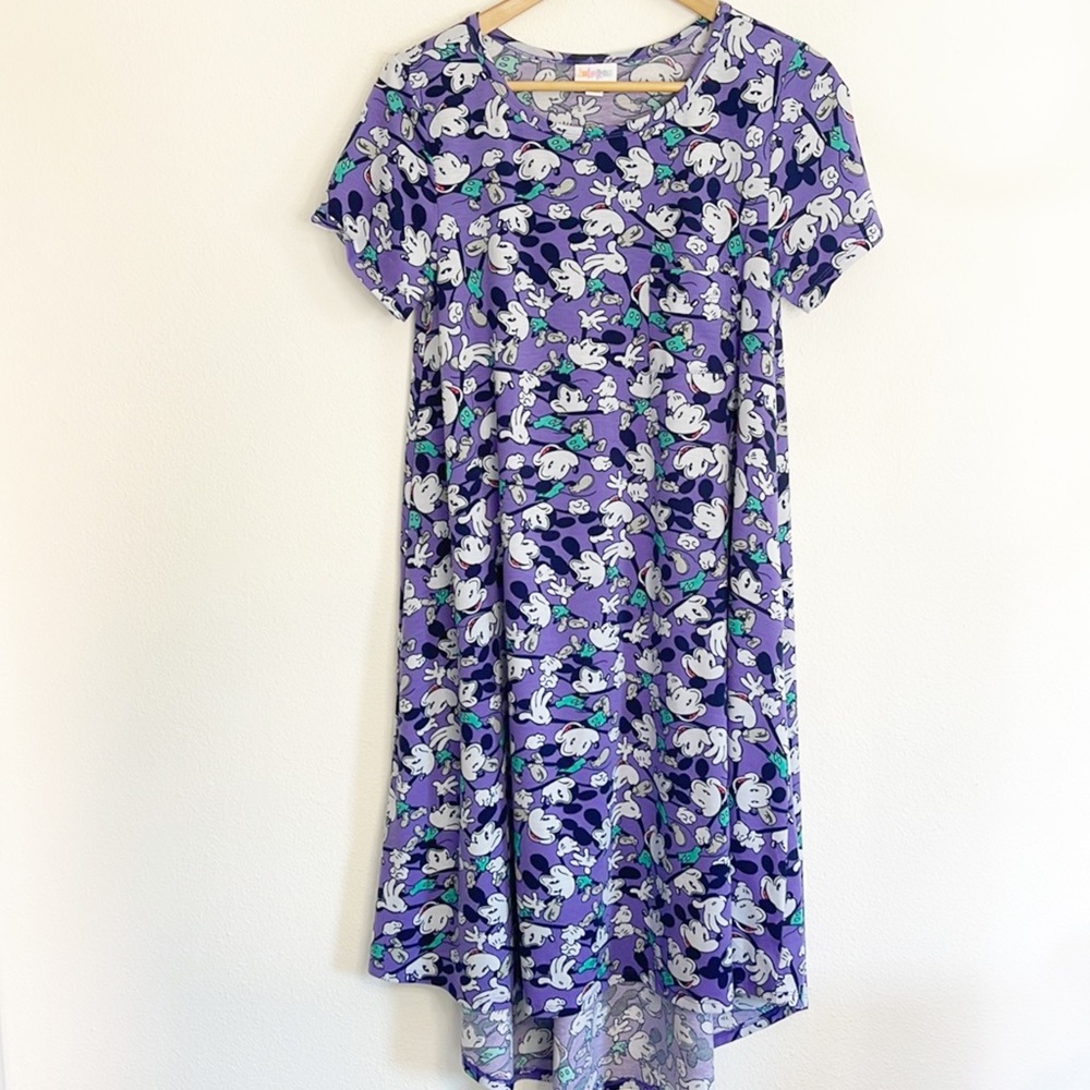 LulaRoe Carly Mickey Mouse dress